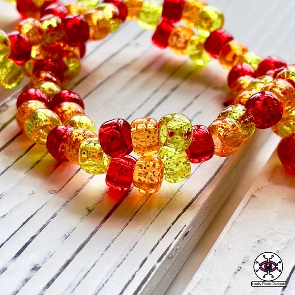 Gigantamax Charizard Perler Necklace - Picture 3 of 7